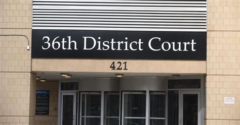 36th district court - The information available here is presented on-line for informational use only and does not replace the official record on file with the court. For criminal cases, the MiCOURT Case Search will currently only display case information for convictions if the sentencing occurred within the last seven years. Case information for convictions where ... 